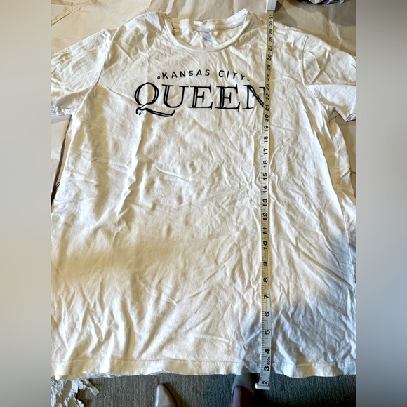 Made in KC “Kansas City Queen” T-Shirt - White, Size XL (New Without Tags) - Picture 6 of 8